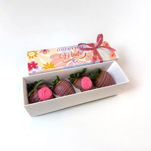 Caja con 4 Fresas Funda Personalizada