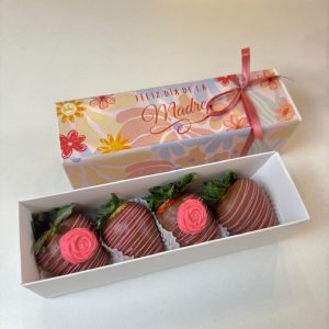 Caja con 4 Fresas Funda Personalizada